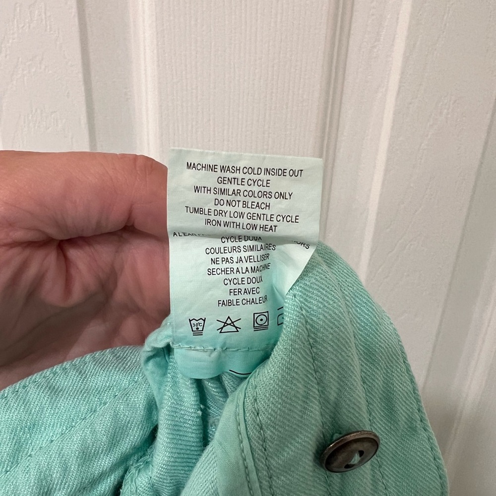 Level 99 - Teal Women's linen pants - Picture 11 of 11